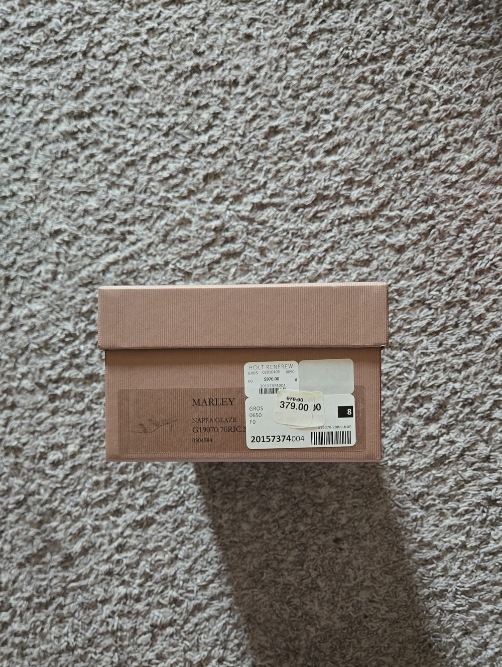 Gianvito Rossi Blush Tan Shoe Box
